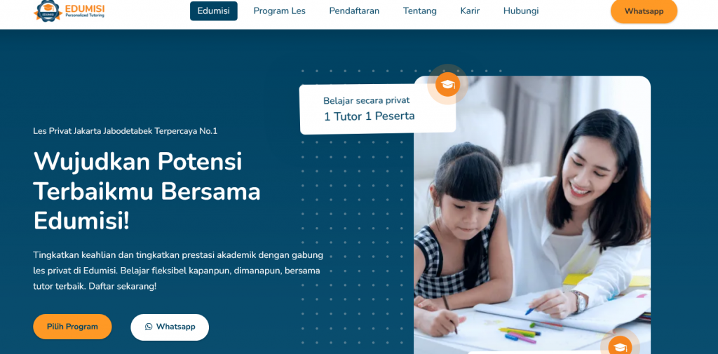 Edumisi Les Privat Jakarta Jabodetabek Terpercaya No.1